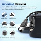 6 Pin To 4 Pin Firewire Cable Ilink Dv Cable Firewire 400 Ieee 1394a Cord For   