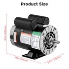3hp Air Compressor Motor 3450rpm 56frame Electric Motor 115 230v Cw ccw Rotation