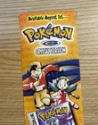 Vtg 2001 Pokemon Crystal Version Nintendo Game Boy Pre-release Promo Bookmark 
