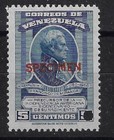 Venezuela  1950  Scott 434  Specimen  Mint Never Hinged  Ebv655kh