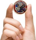 10 Pcs Enamel 250 Years Of Freedom American Enamel Lapel Pins Bulk Usa Anniversa