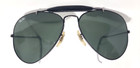 Vintage Ray Ban Shooter Aviator Sunglasses Black Frame - Pre-owned