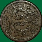 1851 Braided Hair Large Cent Choice Extremely Fine Xf   Faint Scratches  44140