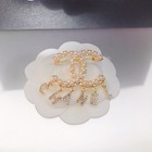 Women s Fashion Classic Three-dimensional Pearl Crystal Brooch Birthday Gift