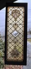 Antique Restored Jeweled Stained Leaded Glass Window Mine Boss House 1920s