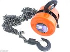 3 Ton 10ft Lift Chain Hoist 6600lbs Winch Lift Dual Hook Manual Hand Chain Block