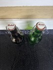 Vtg  2  Grolsch Brown green Glass Beer Bottle With Ceramic Flip Top Swing Cap