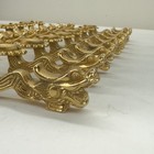      Complete Set Of  18  Vintage Chinese Dragon Chopstick Spoon Holder Brass