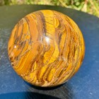 2 8lb Natural Tiger Eye Stone Crystal Ball Quartz Healing Sphere D  cor