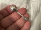 Vtg Scalloped Salt Spoon Sterling Silver 925 Almost 2    Long 1 6 Grams Antique