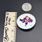Vintage 1980s Anheuser Busch Budman Pin Budweiser Beer Superhero Retro 
