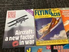 Lot Of 5 Vintage 1941   1964 Aviation Magazines     Model Airplane   Flying Aces