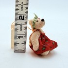 Dollhouse Mini Little Gem Noelle Teddy Bear By Deborah Canham Rare Vintage Holly