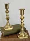 Vintage Brass Candlestick Holders Set Of Two