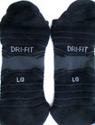 Nike Cushioned No Show Dri Fit Black Sport Socks Psx302 901 Size Large
