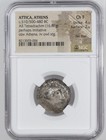 Athena Ar Owl Tetradrachm 510 500-480 Bc Greek Attica Athens Imitative  Ngc Ch F