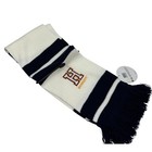 Nwt Harry Potter Hogwarts Scarf White Black Acrylic Knit