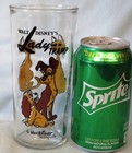 Disney Lady   Tramp Series 1955 Si   Am Bull 6 1 4  Tall Drinking Glass