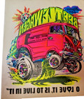 Vw Beetlewagen Vintage 70 s Roach T-shirt Transfer Only   Iron On  1971  X  20