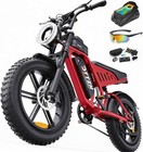 Dttzh F6 20  Fat Tire Electric Bike 2000w 40mph Off-road Mountainebike For Adult