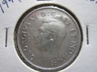 1944 Canadian 50 Cent Silver Coin - King George Vi