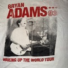 Bryan Adams Vintage Shirt 1992 Waking Up The World Tour L  Canada Concert Rare