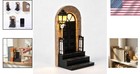 Decorative Book End With Lantern - Unique Rustic Weighted Support For Books