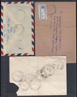Malaysia 1980   s Registered Covers  x3   id 643 d48170 