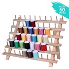Hello Hobby Thread Spool Rack  holds 60 Spools  - Wall-mountable  Organizer