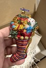 New In Box Stocking Full Of Toys Mouth Blown Hand Painted Glass Ornament Poland