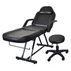 Salon Barber Chair Tattoo Spa Massage Table Folding Facial Bed Beauty W stool
