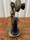 Antique Brass Original 1913 Pat  Western Electric Candlestick Telephone