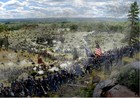 Gettysburg 14 x20  Print frame 44th New York Little Round Top