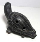 Vintage Clay Ocarina Turtle Flute