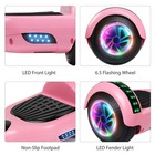 Electric Hoverboard 6 5   Flashing Wheels Bluetooth 360   Self-balancing Escooter