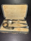 Antique Art Deco Era Sterling Silver Flatware Set 1923  925 Knife Fork Spoon