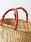 African Basket   Oval Bolga Basket   Ghana Basket   Storage  market Basket   Pic