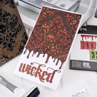 Tim Holtz Sizzix  vault Skull Damask  Texture 3d Multi-level Embossing Folder