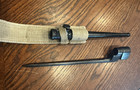 Wwii British No 4 Mk Ii Lee Enfield Spike Bayonet Scabbard Frog