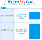 Syhood Extra Large Pool Liner Repair Patch 2 8 Ft X 4 1 Ft Blue Self Adhesive