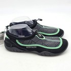 Body Glove Aquasock Water Shoes Womens 8 Black Green Swim Beach Surf Pool New