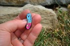 Funny   Humorous  Sarcastic Enamel Pins  Adult Joke  Press Play For Happy Ending