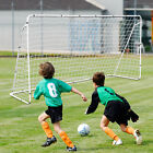 Soccer Goal 12 x6  Set Of 2 Portable Soccer Net For Backyard W frame   Bag White