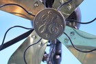 Vintage General Electric Ge 12 Brass 4 Blade Table Fan For Restoration