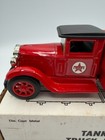 American Classics Ertl Caltex 1930 s Tanker Truck Coin Bank Lock key Gb-4086 Red