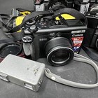 Vintage Mixed Camera Lot Of 9 Canon Konica Minolta Slr Digital   Varying Cond
