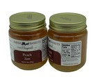 Amish Baskets Peach Jam Non Gmo Vegan All Natural - 9 Oz - 2 Jars
