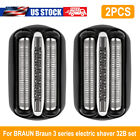 2x Replacement Shaver Foil Razor Head Cutter For Braun Series 3 32b 3090cc 3040s