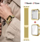 Stainless Steel Strap Compatible With Apple Watch Series 7 41mm Milanese Loop