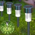 10pc Solar Screw Lights  Outdoor Solar Lights  Solar Garden Lights